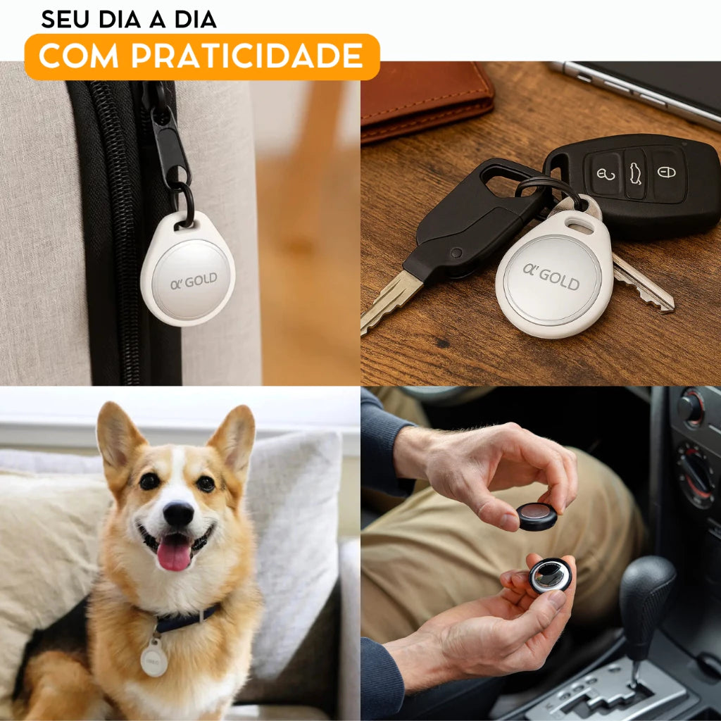 AIRTAG Rastreador Localizador Bluetooth Compatível com Apple Buscar (Find My)